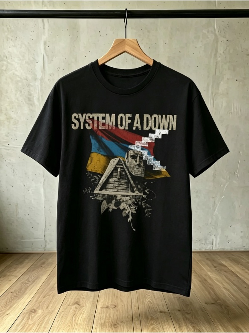 System Of A Down Protect The Land Genocidal Humanoid New Black T Shirt